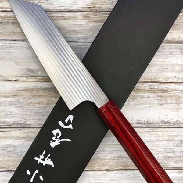 couteau Japonais kei kobayashi bunka spg2 laque 17 cm