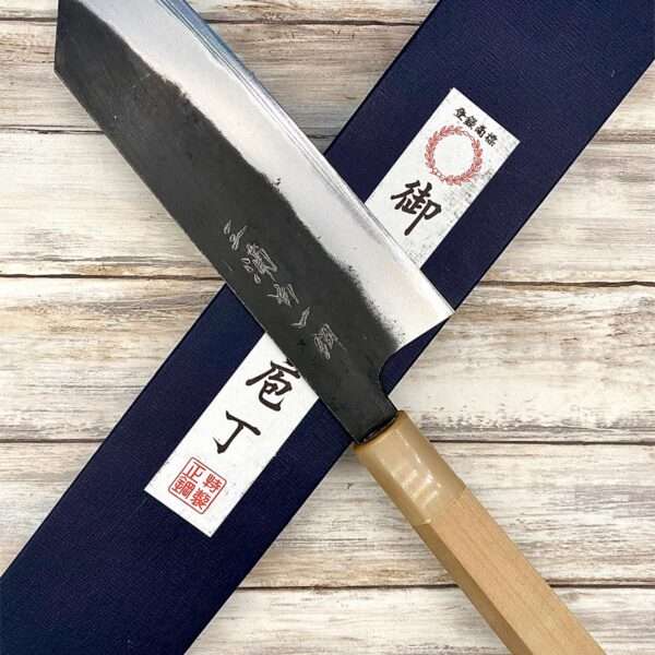 Acheter un Couteau Japonais artisanal Bunka shirogami Kurouchi à Paris meilleur vente de couteaux de cuisine nippon grande marque de qualité