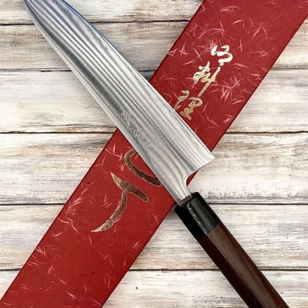 Acheter un Couteau artisanal Japonais Yoshihiro Gyuto couteau de chef polie à la main forgé par forgeron large choix de couteaux de cuisine grande marque