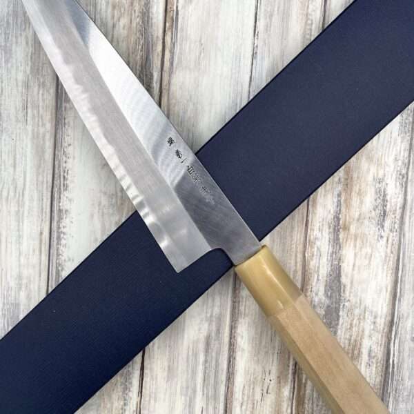 Gyuto YOSHIKAZU TANAKA Shirogami2 shinogi 21cm coté gauche