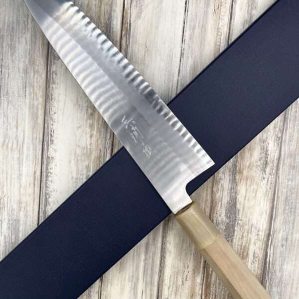 Gyuto YOSHIKAZU TANAKA Shirogami2 shinogi 24cm coté droit